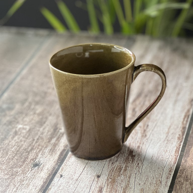 Madras Brown Mugs | Set of 2