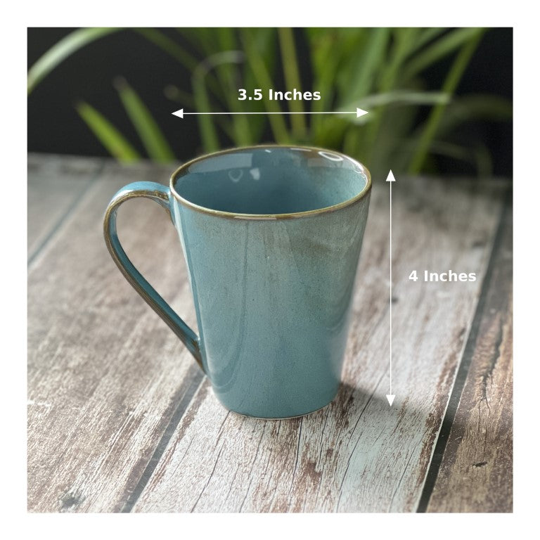 Madras Celdon Green Mugs | Set of 2