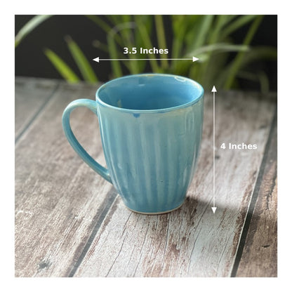 Chalk Blue Mugs | Set of 2