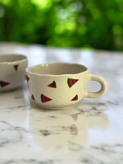 Cappuccino Mug Watermelon