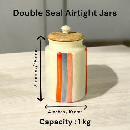 Orange Bar Jars