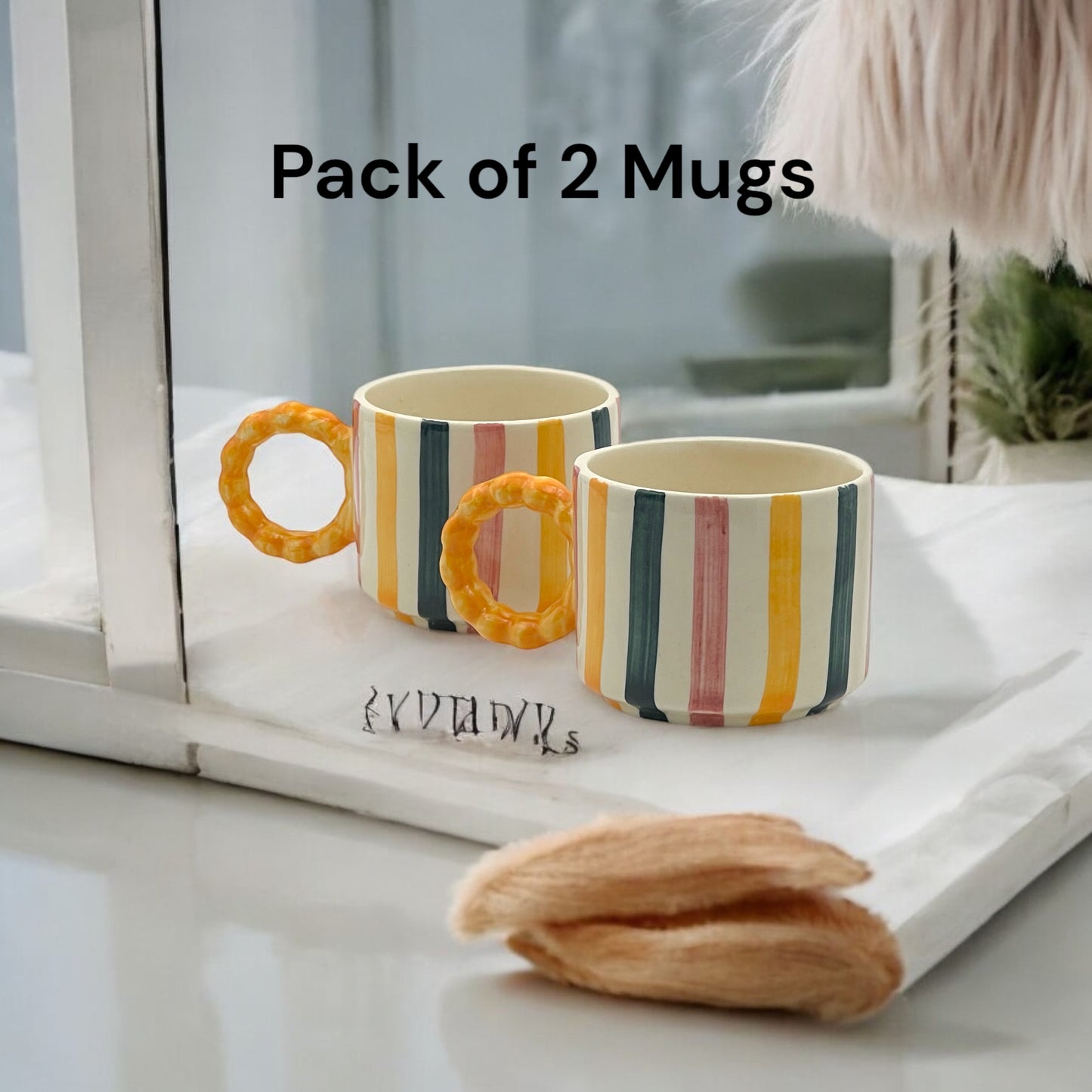 Pretzel Strips Mug Set