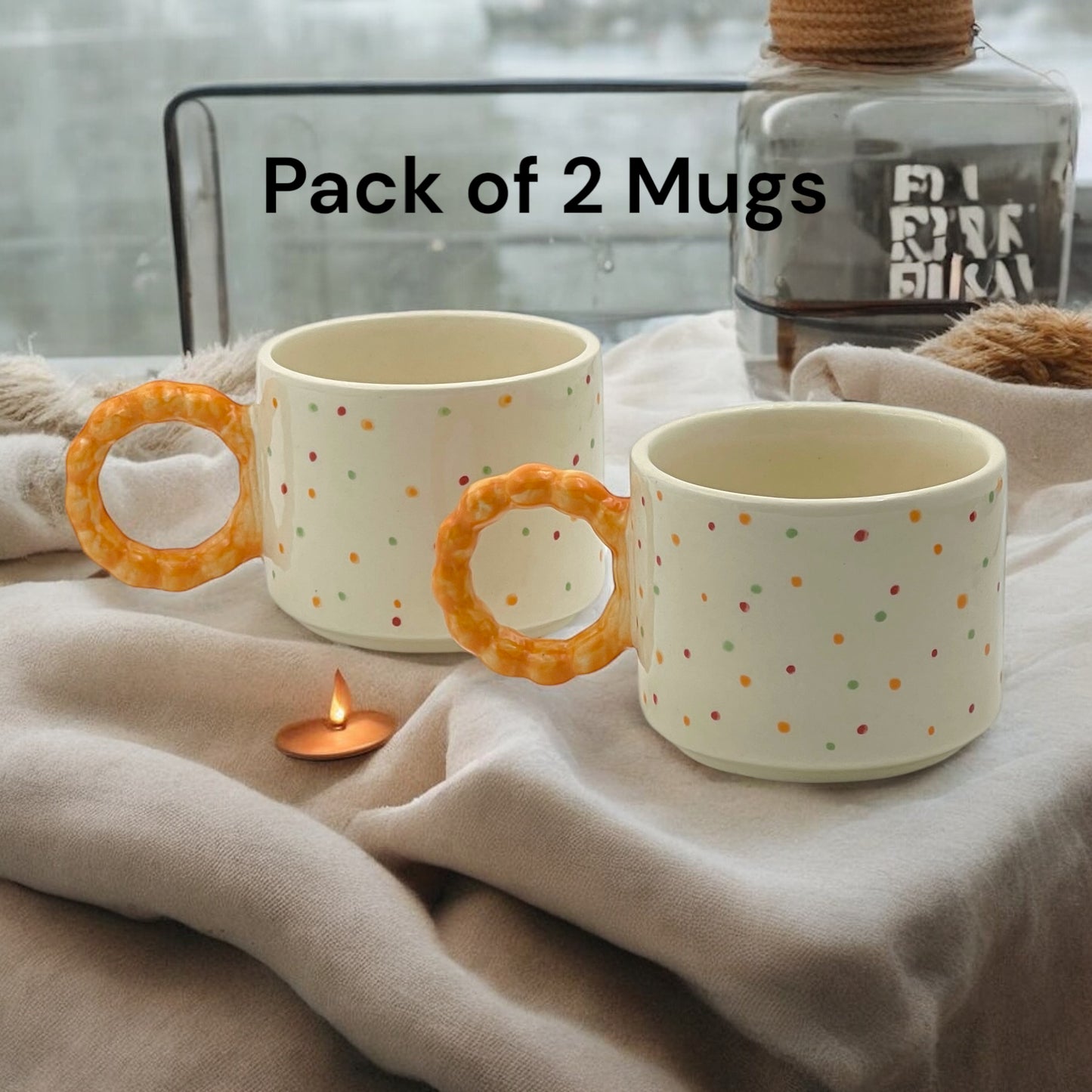 Pretzel Dots Mug Set