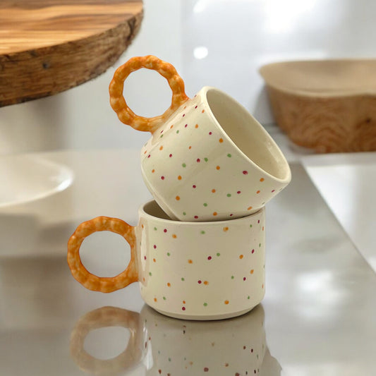 Pretzel Dots Mug Set