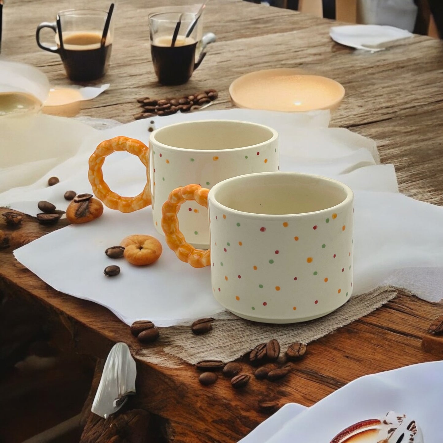 Pretzel Dots Mug Set