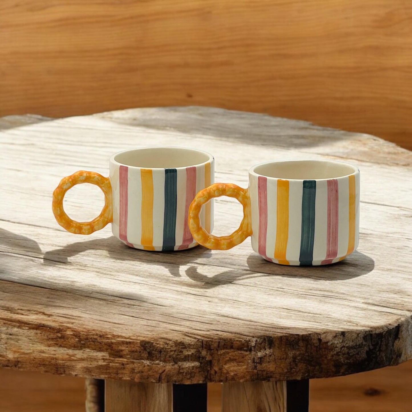 Pretzel Strips Mug Set