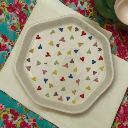 Rainbow Mug and Dessert Plate