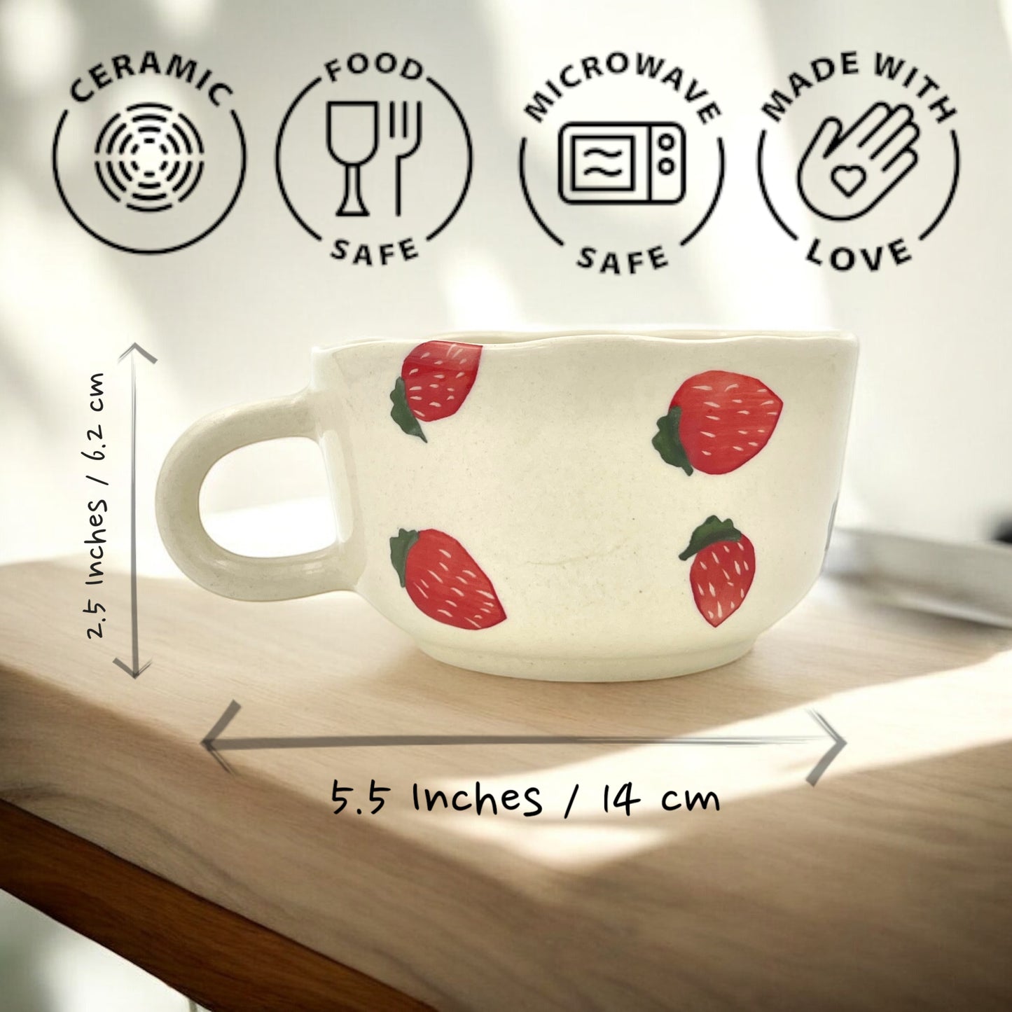 Cappuccino Mug Strawberry