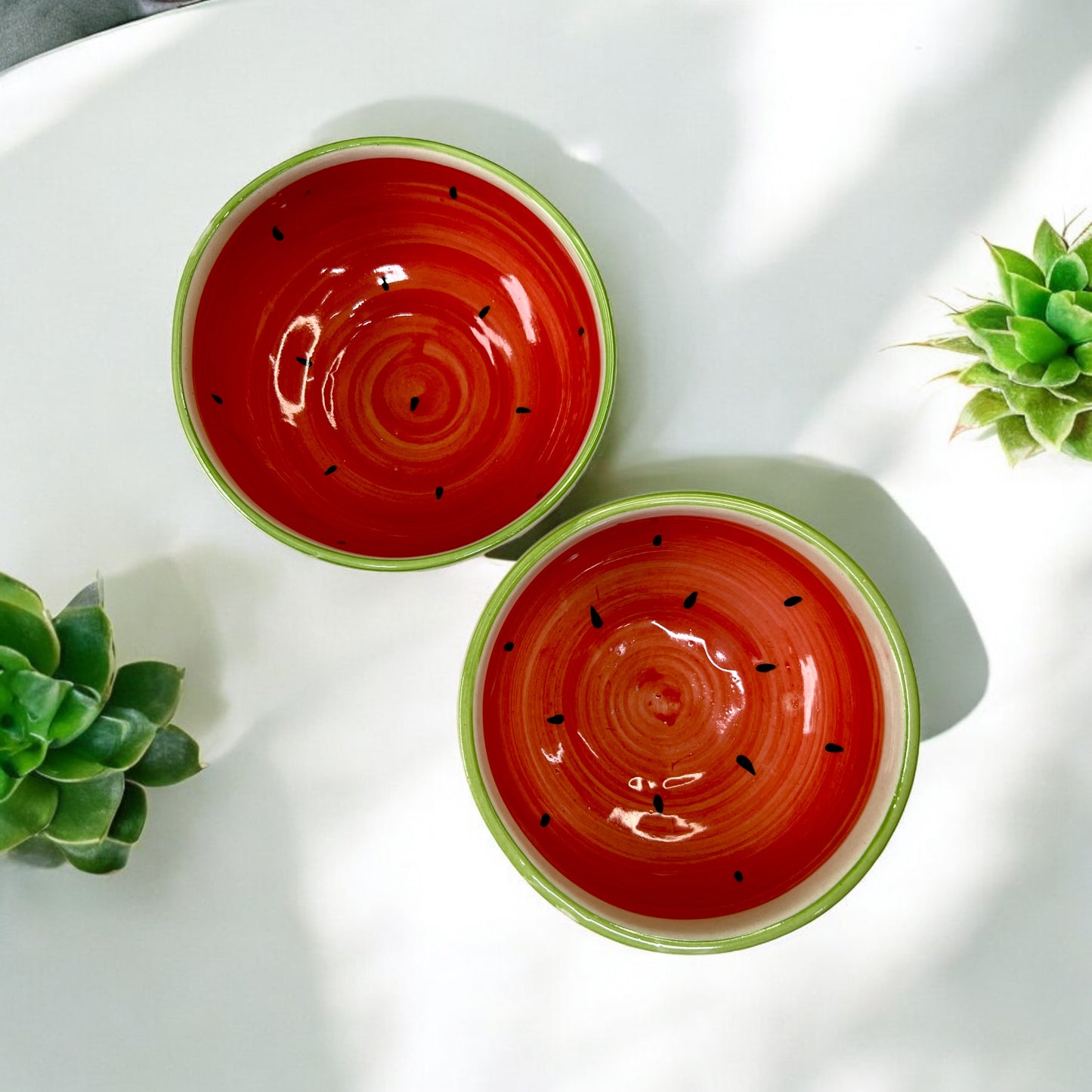 Watermelon Fruit Snack Bowls