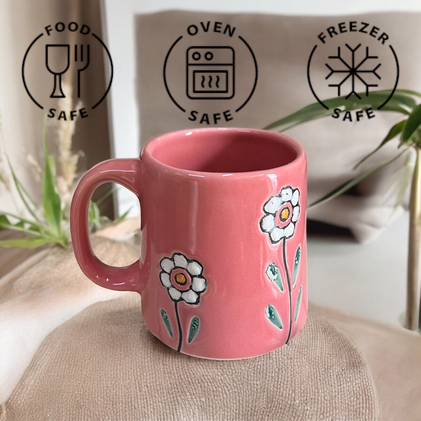 Floral Pink Mug