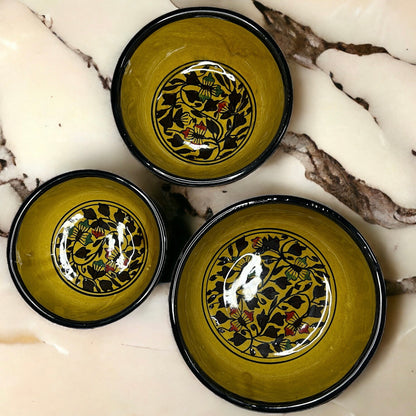 Brown Mughal Serving Bowls