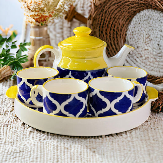 Four Moroccan Teapot Set