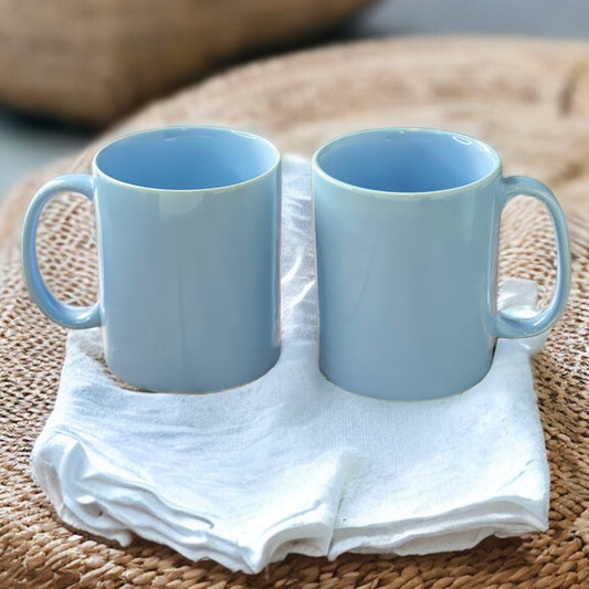 Big Blue Mugs | Set of 2