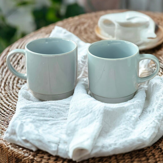 Cafe Blue Mugs | Set of 2