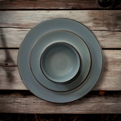 Grey Dinnerware Set (12 Pcs)