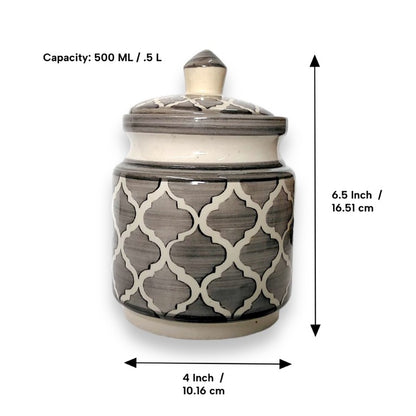 Two Morrocon Grey Jars