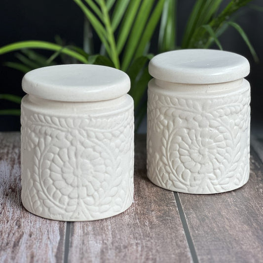 Two White Jars